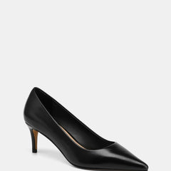 Gabe Low Heels Black Leather
