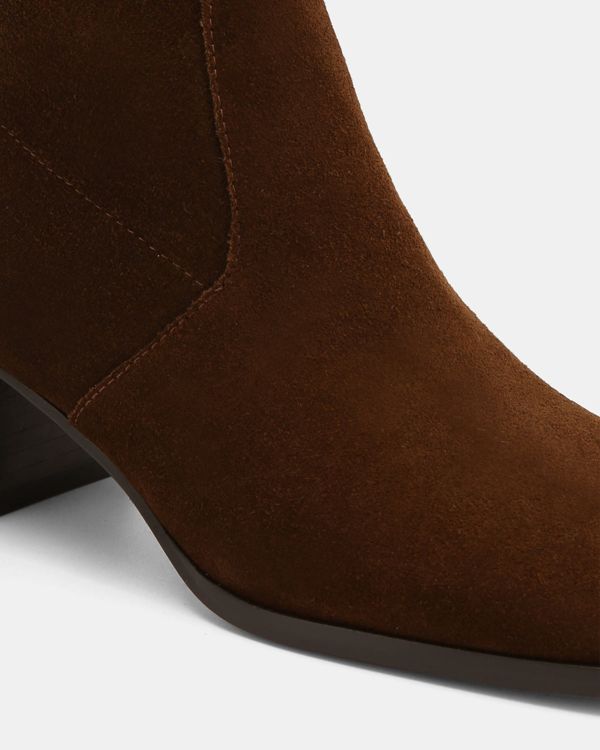 Gaylen Ankle Boot Dark Brown Suede