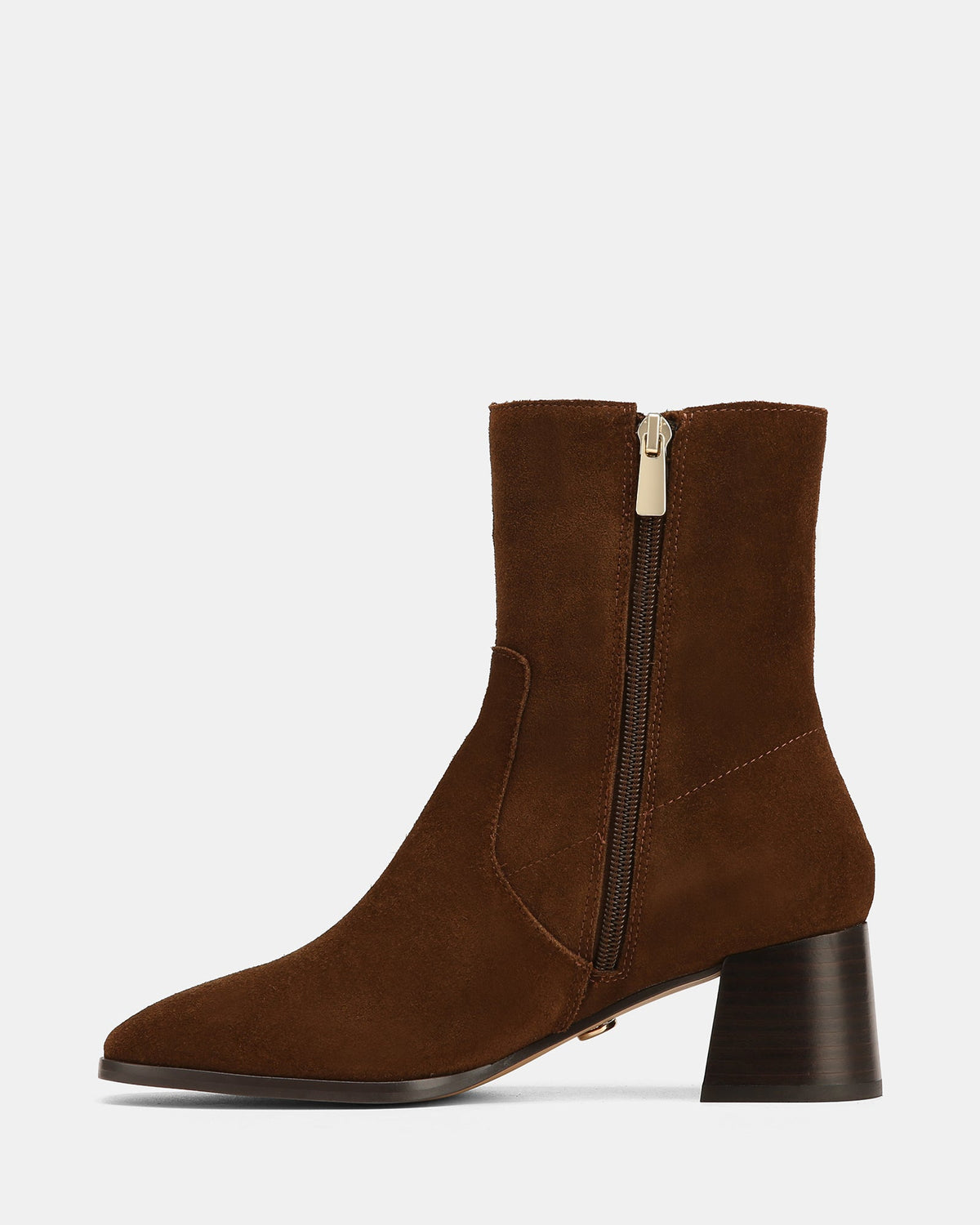 Gaylen Ankle Boot Dark Brown Suede