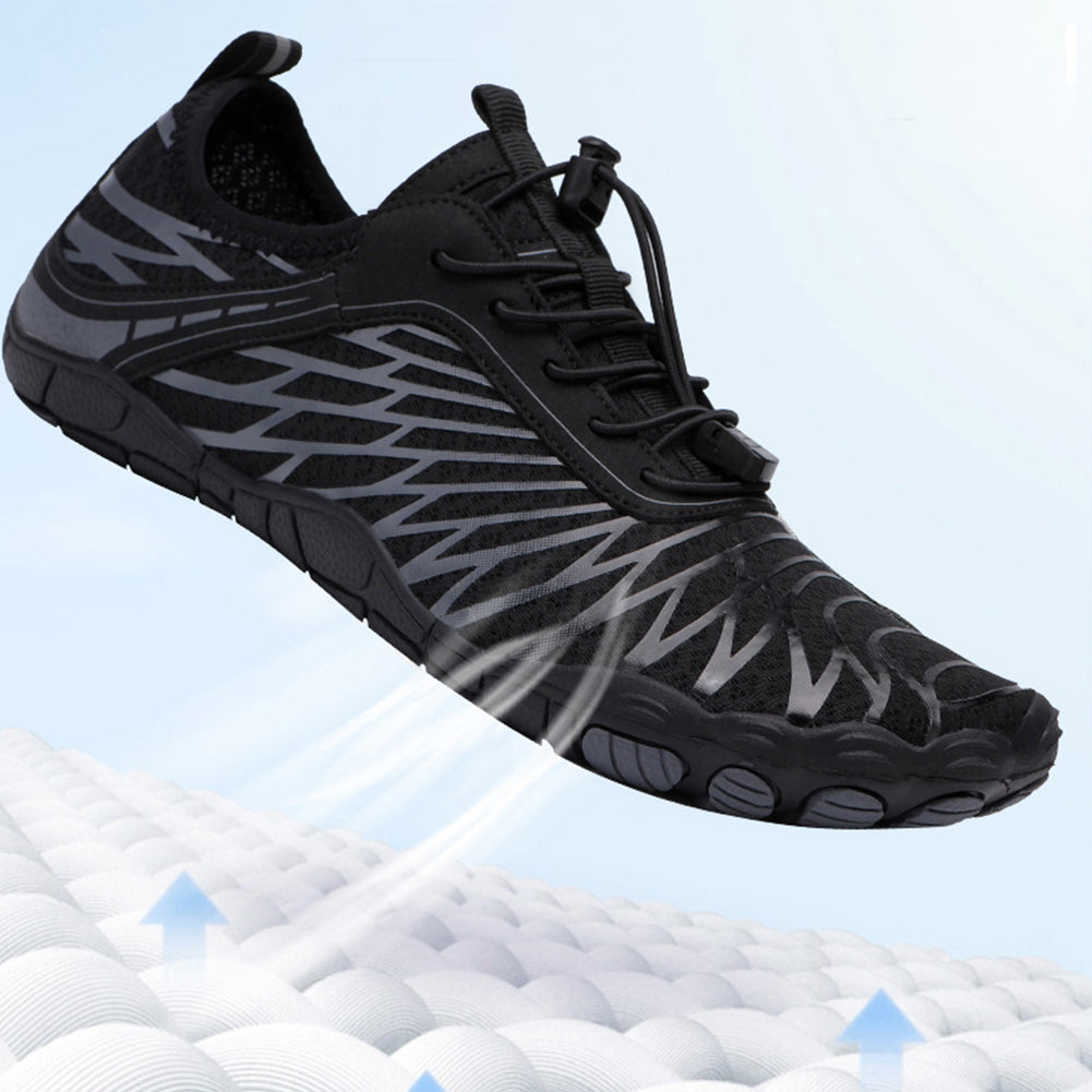 The Wide-Toe Barefoot Walker, breathable upper