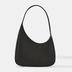 Isra Shoulder Bag Black Leather