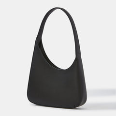 Isra Shoulder Bag Black Leather