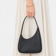 Isra Shoulder Bag Black Leather