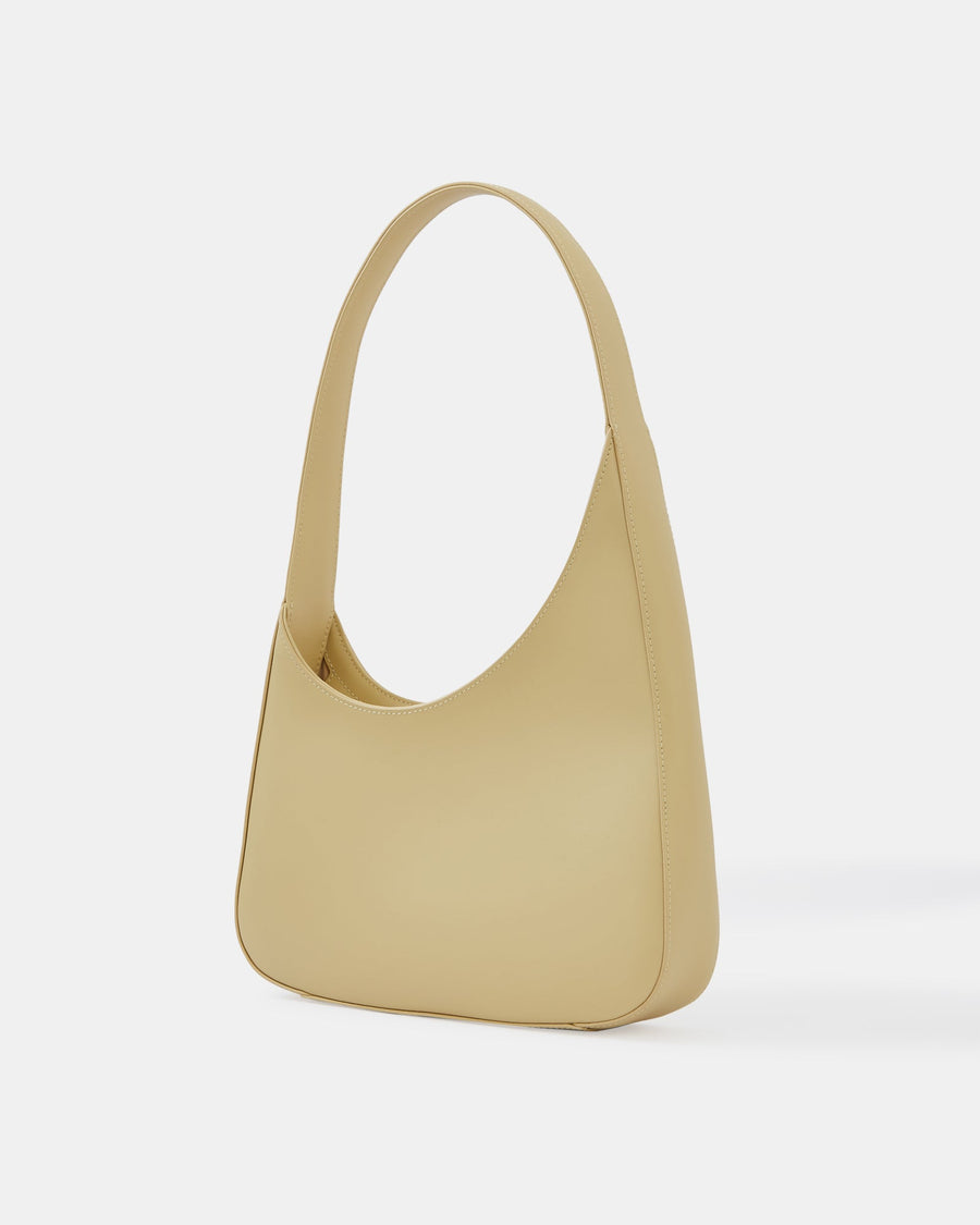 Isra Shoulder Bag Lemon Leather