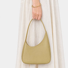 Isra Shoulder Bag Lemon Leather
