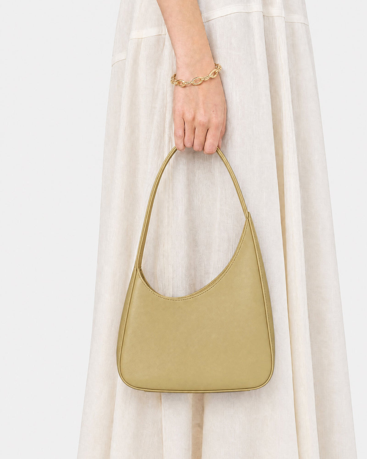 Isra Shoulder Bag Lemon Leather