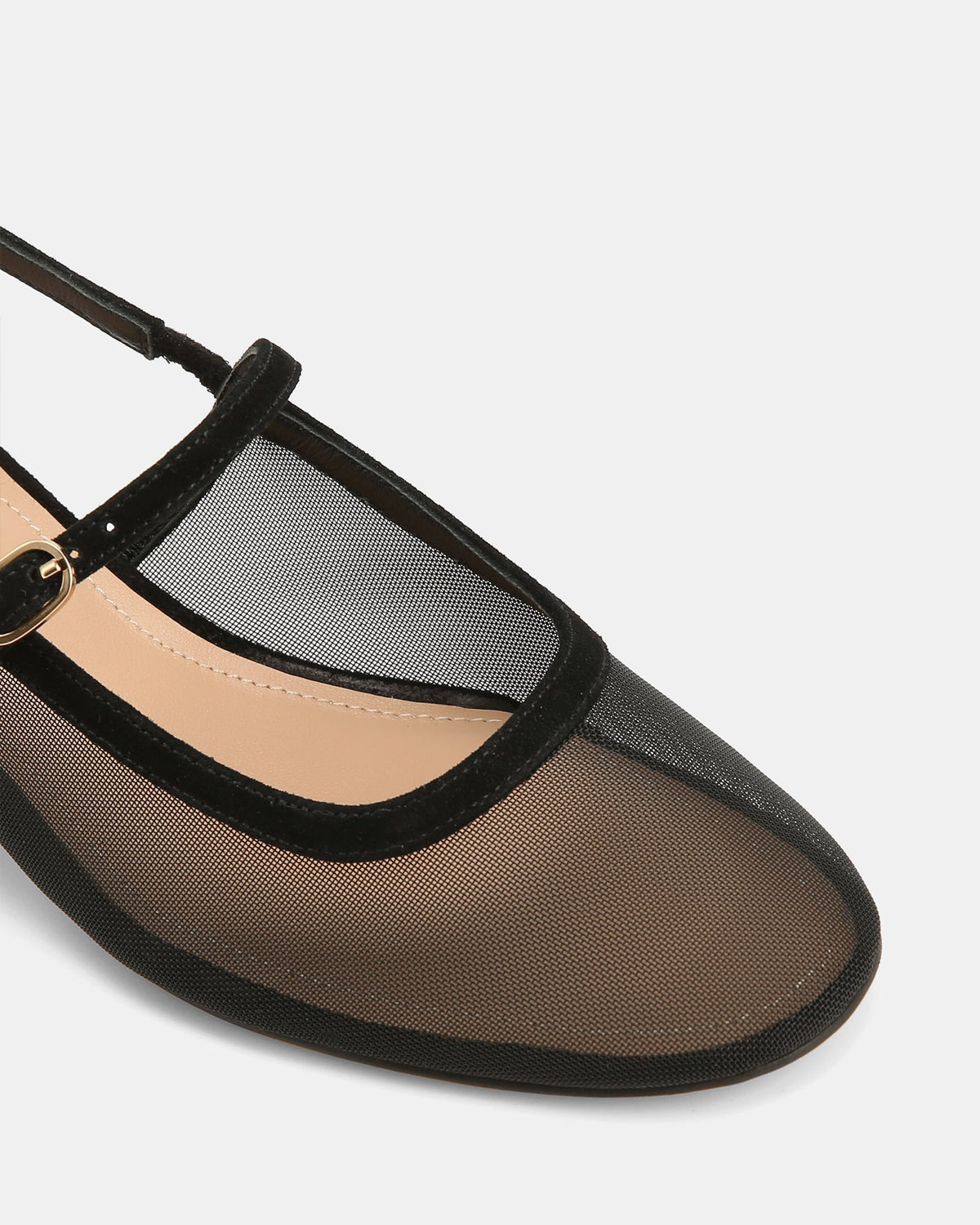 Jett Mid Heels Black Mesh/Leather