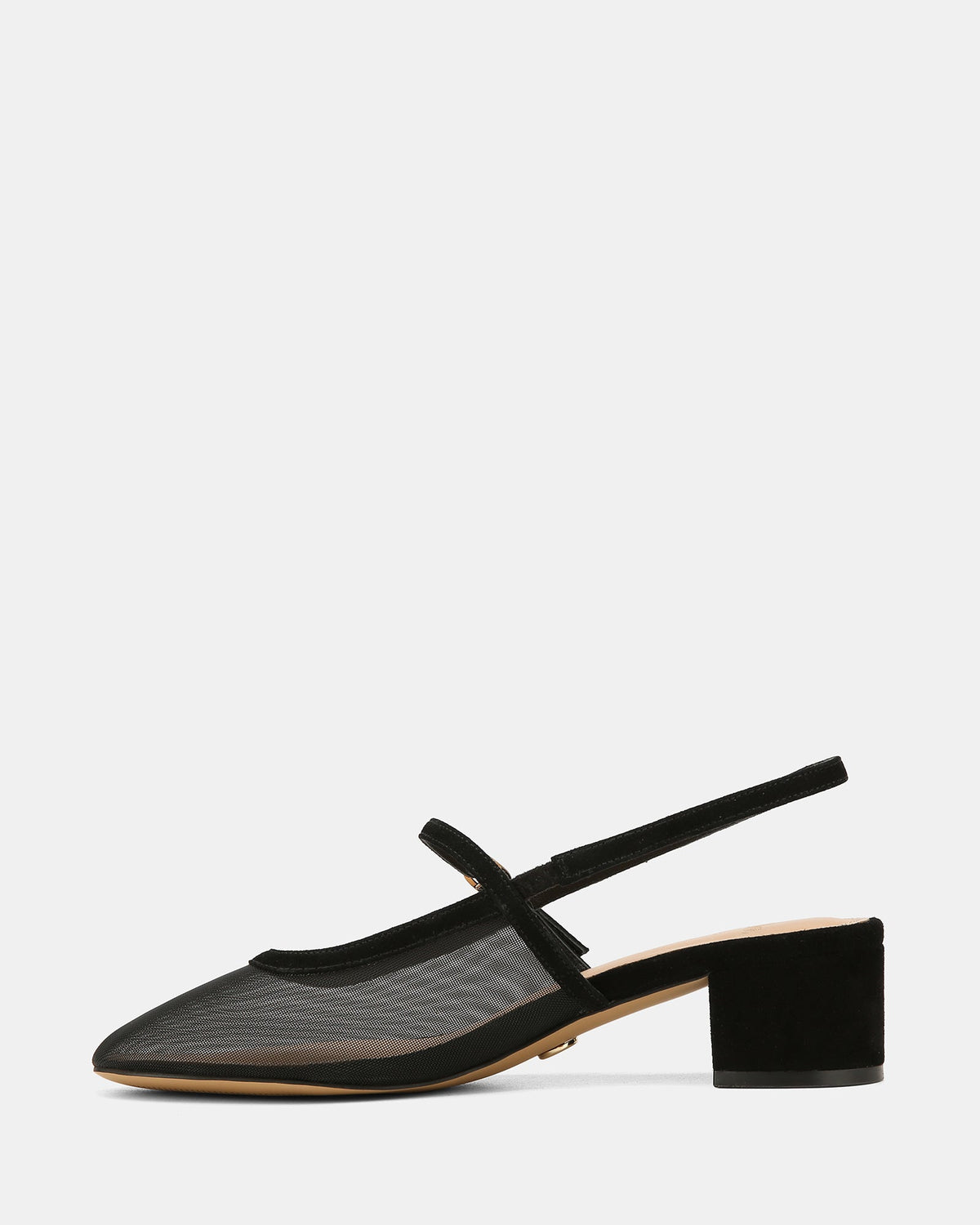 Jett Mid Heels Black Mesh/Leather