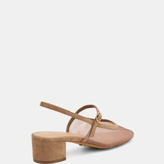 Jett Mid Heels Oyster Mesh/Leather