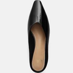 Kayce Wedges Black Leather