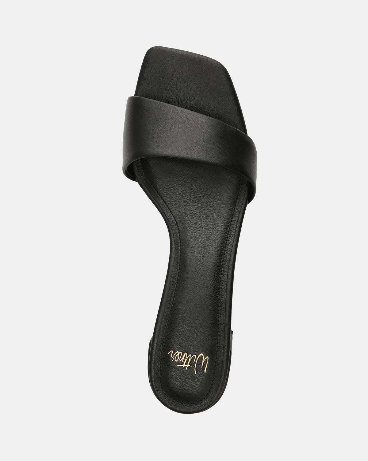 Kylo Low Sandals Black Leather