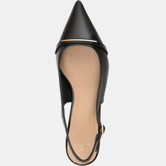 Luca Mid Heels Black Leather