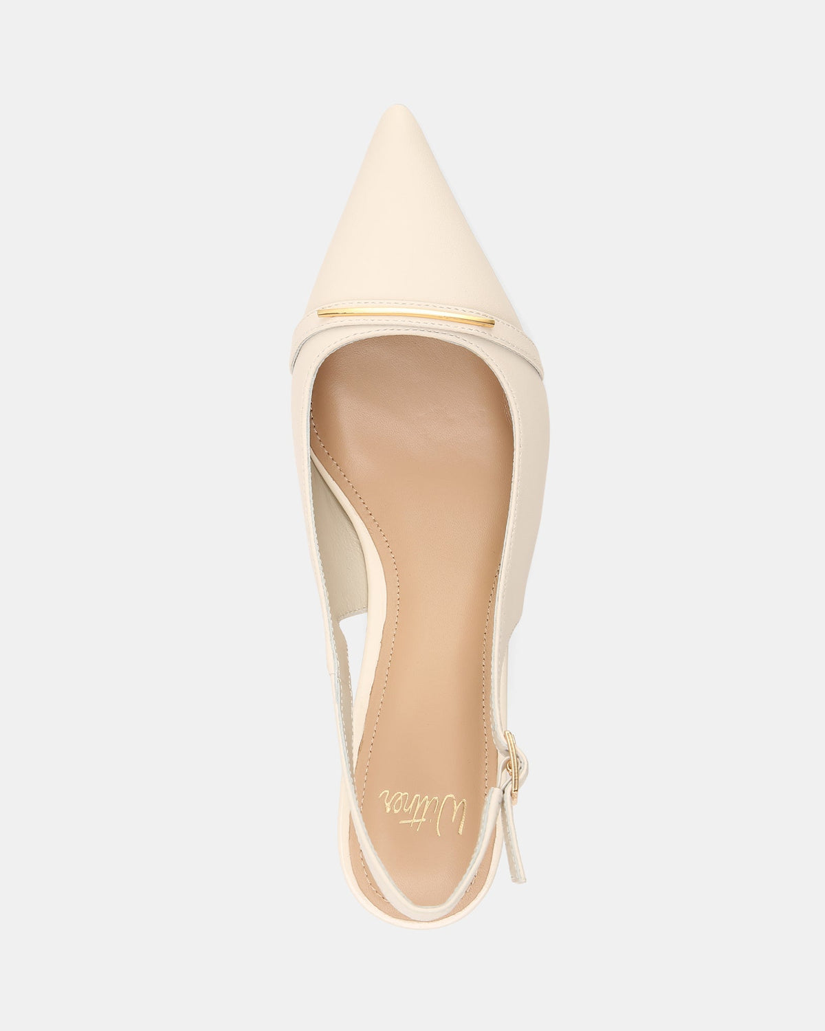 Luca Mid Heels Off White Leather