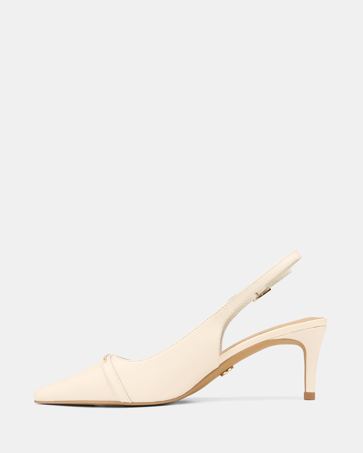 Luca Mid Heels Off White Leather