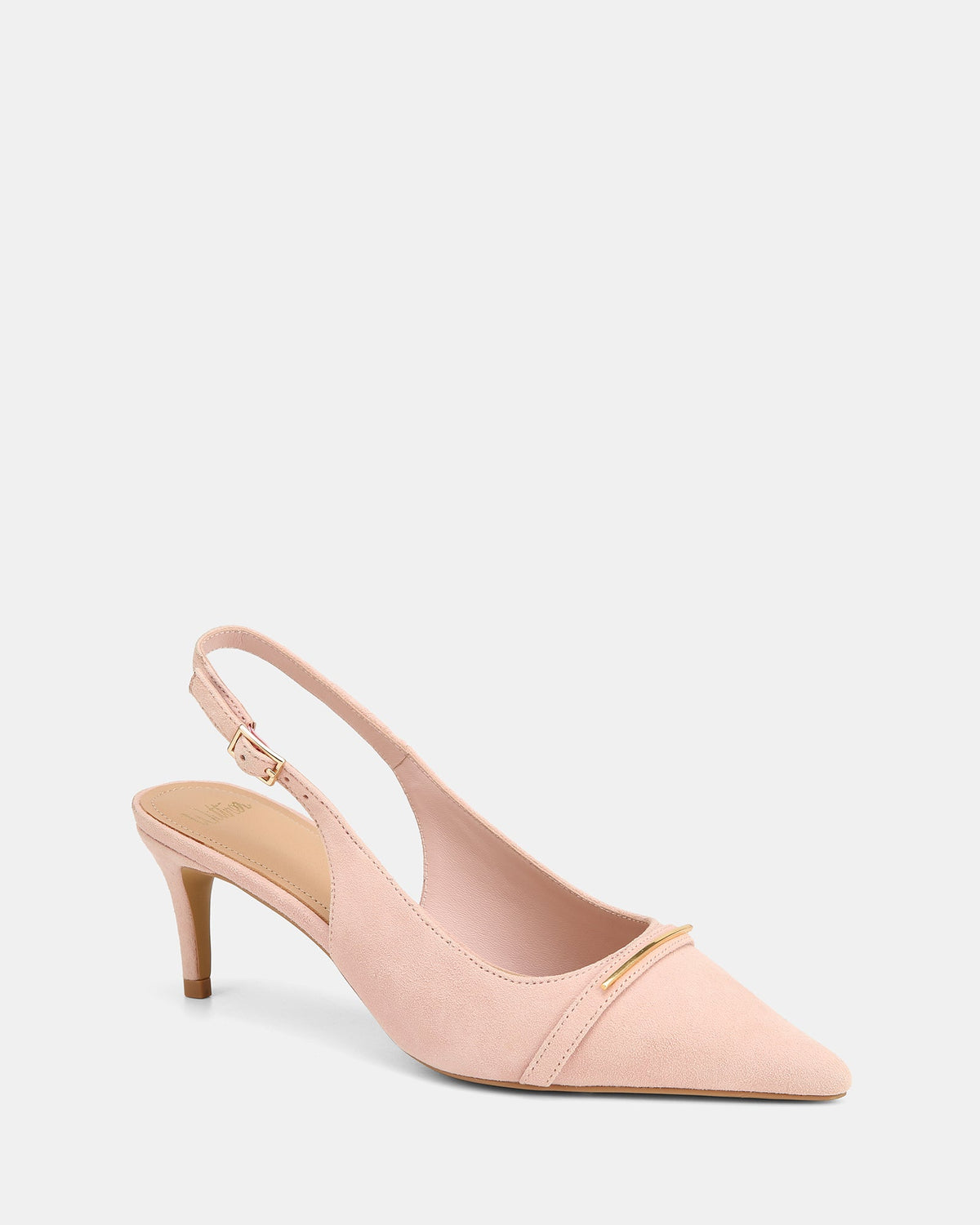 Luca Mid Heels Pink Suede