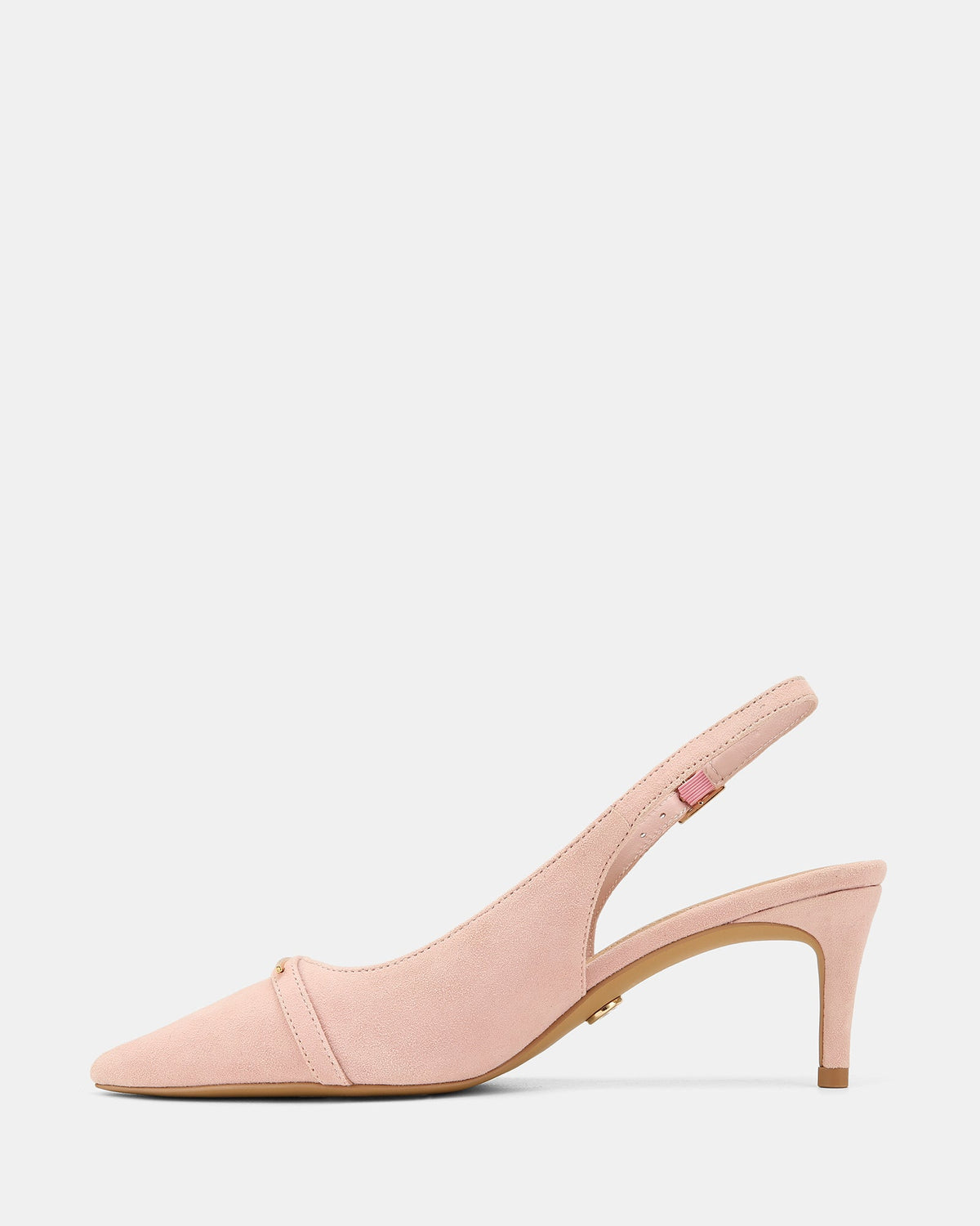 Luca Mid Heels Pink Suede