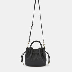 Lea Cross Body Bag Black Leather