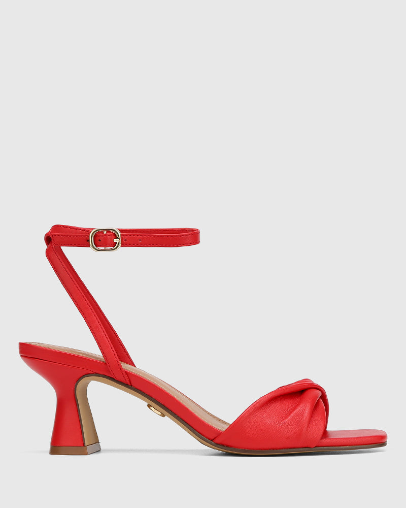 Martha Deep Red Leather