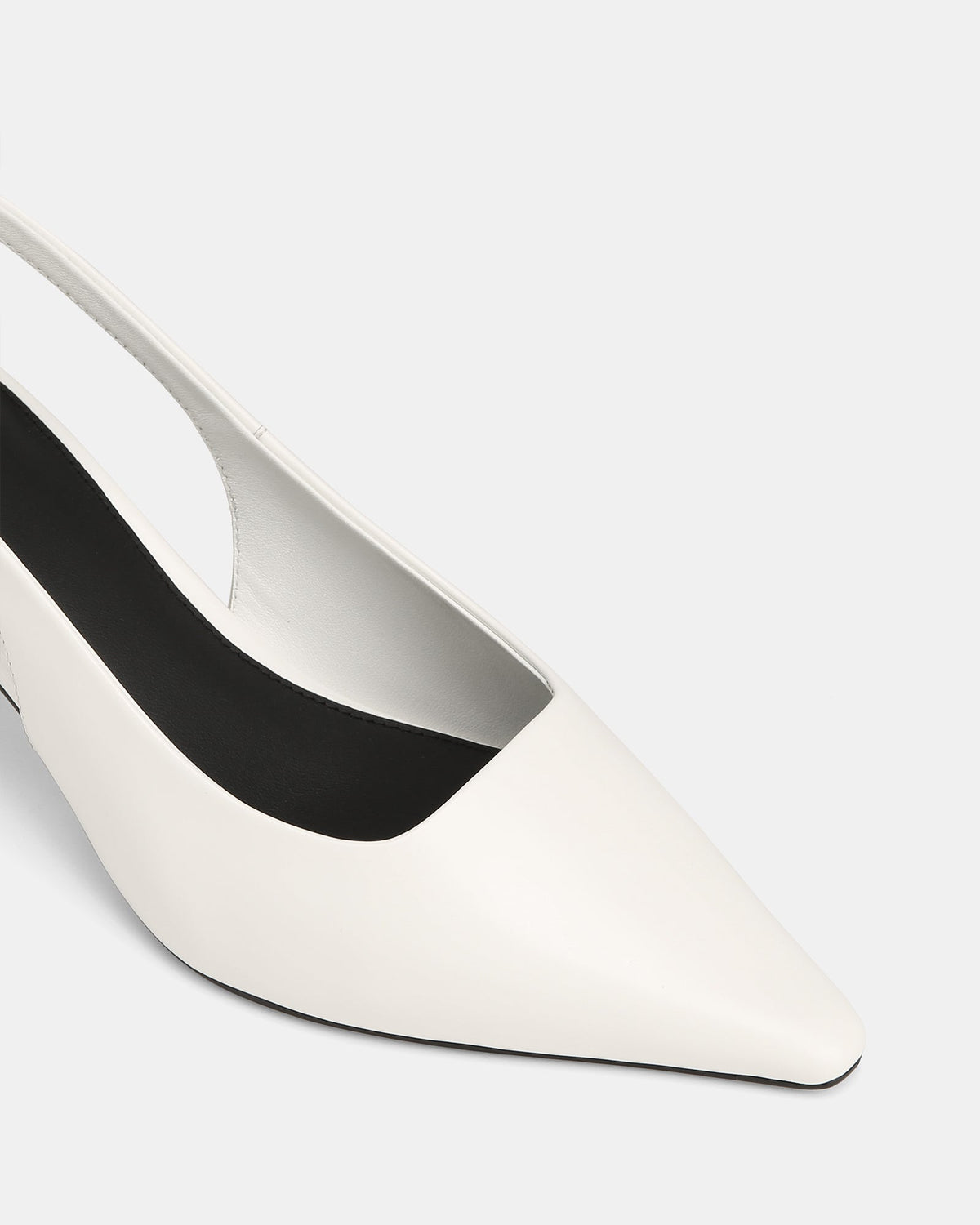 Mella High Heels Optic White Box Leather