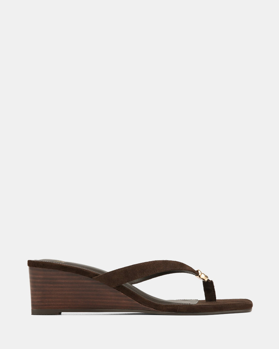 Miley Wedges Espresso Suede