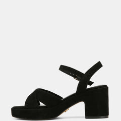 Monroe Mid Heels Black Suede