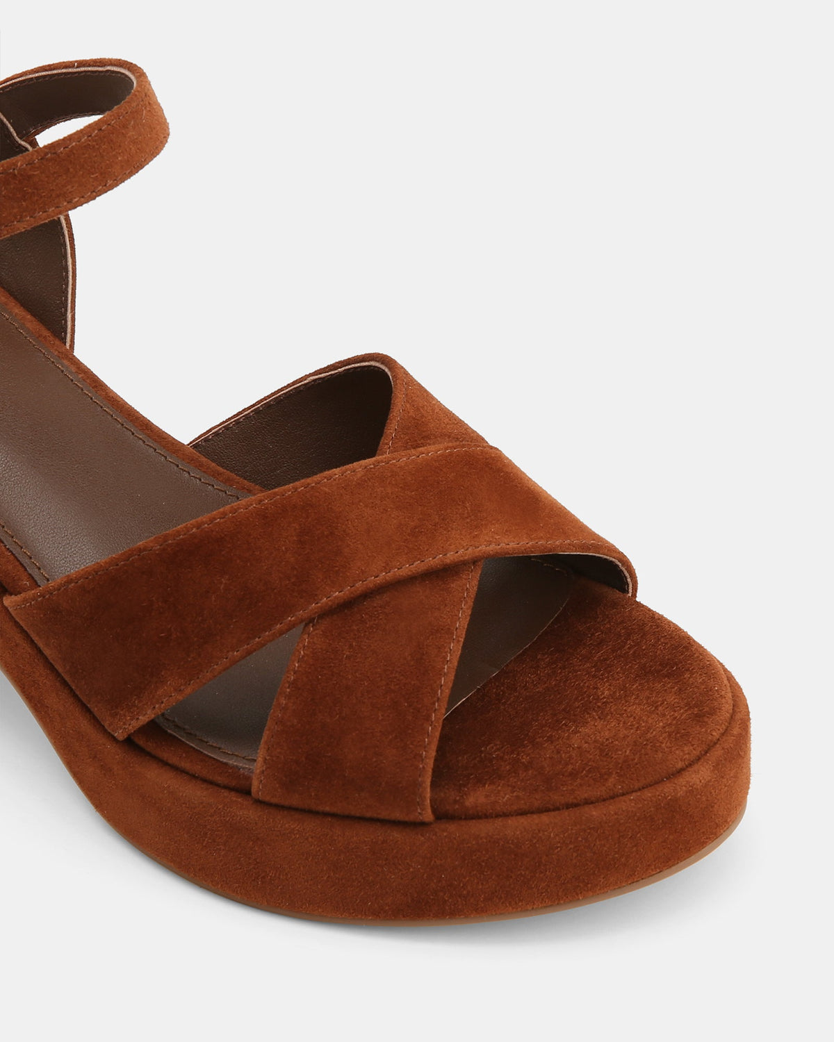 Monroe Mid Heels Chestnut Suede