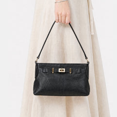 Maxy Shoulder Bag Black Leather