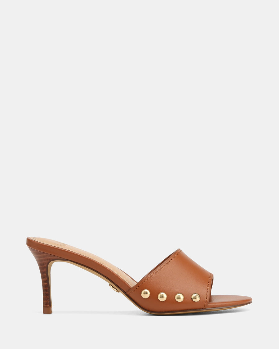 Olsen Mid Sandals Chestnut Leather