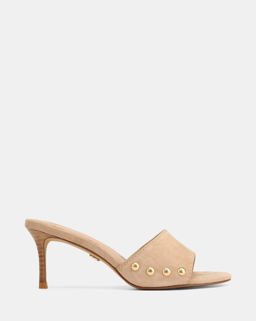 Olsen Mid Sandals Taupe Suede