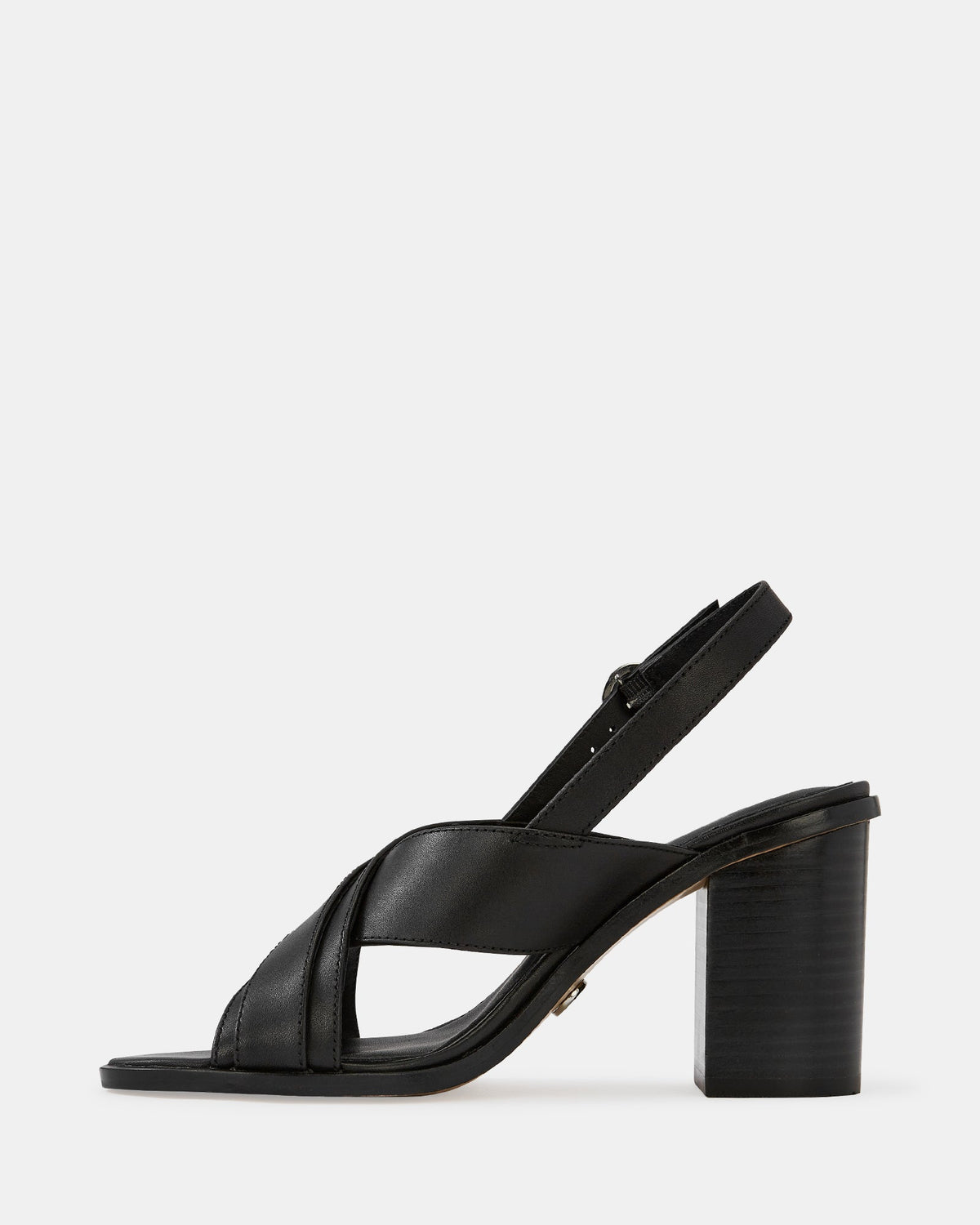 Paola Mid Sandals Black Leather