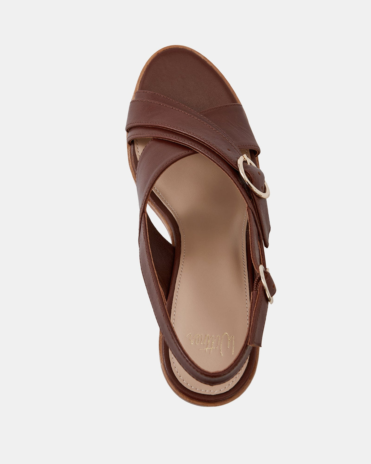 Paola Mid Sandals Syrup Leather