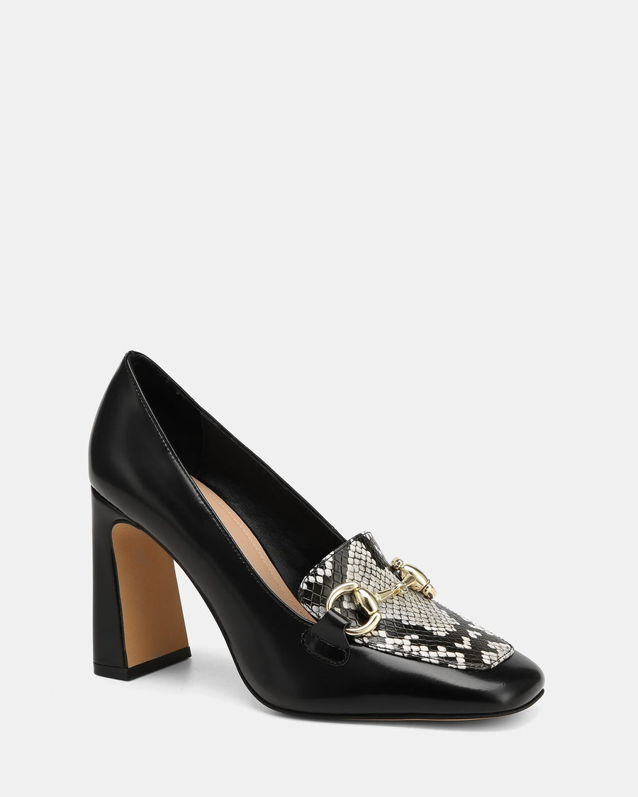 Pence High Heel Black/Snake