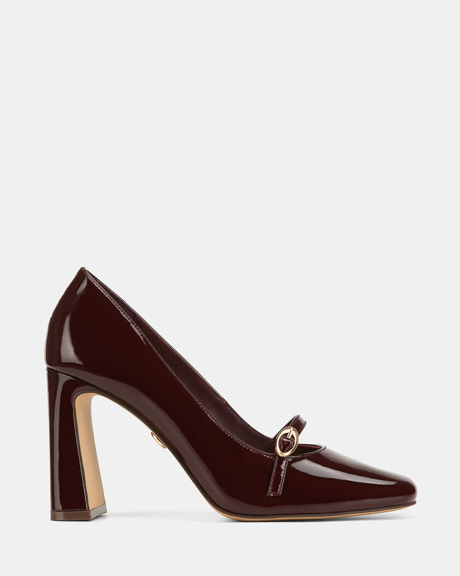 Perley High Heels Raisin Patent Leather