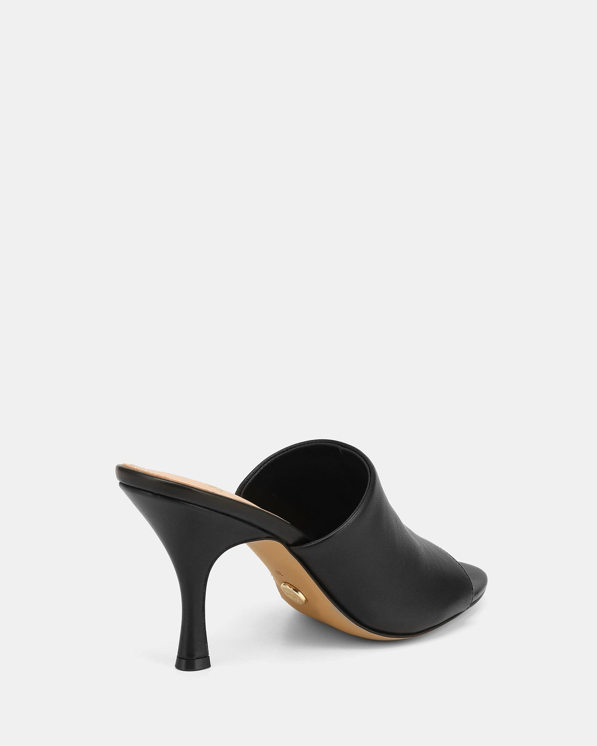 Pia High Sandals Black Leather