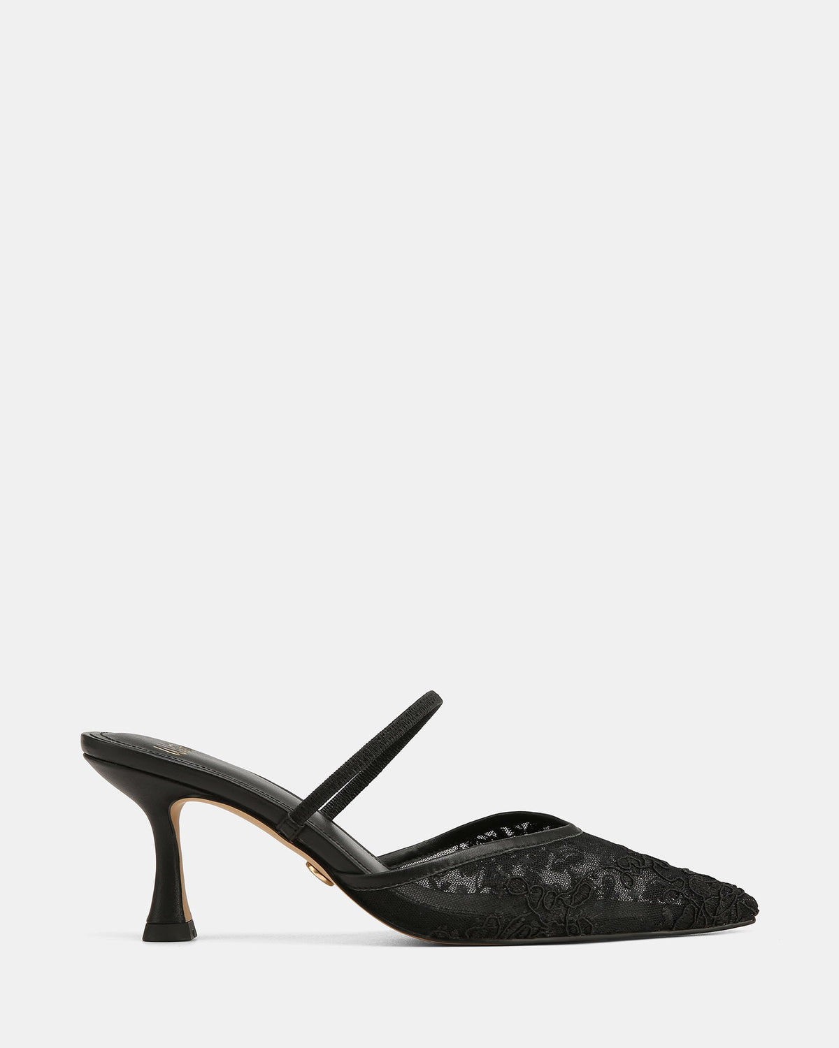 Quinn High Heels Black Lace Mesh