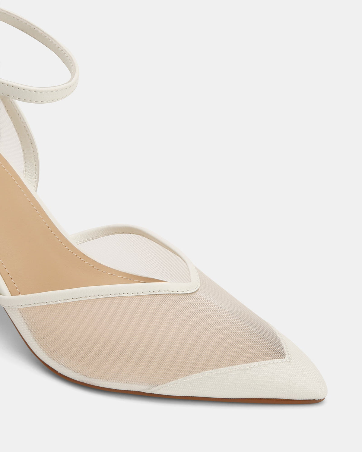 Raylee High Heels Optic White Mesh/ Leather