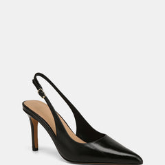 Riker High Heels Black Eel Leather