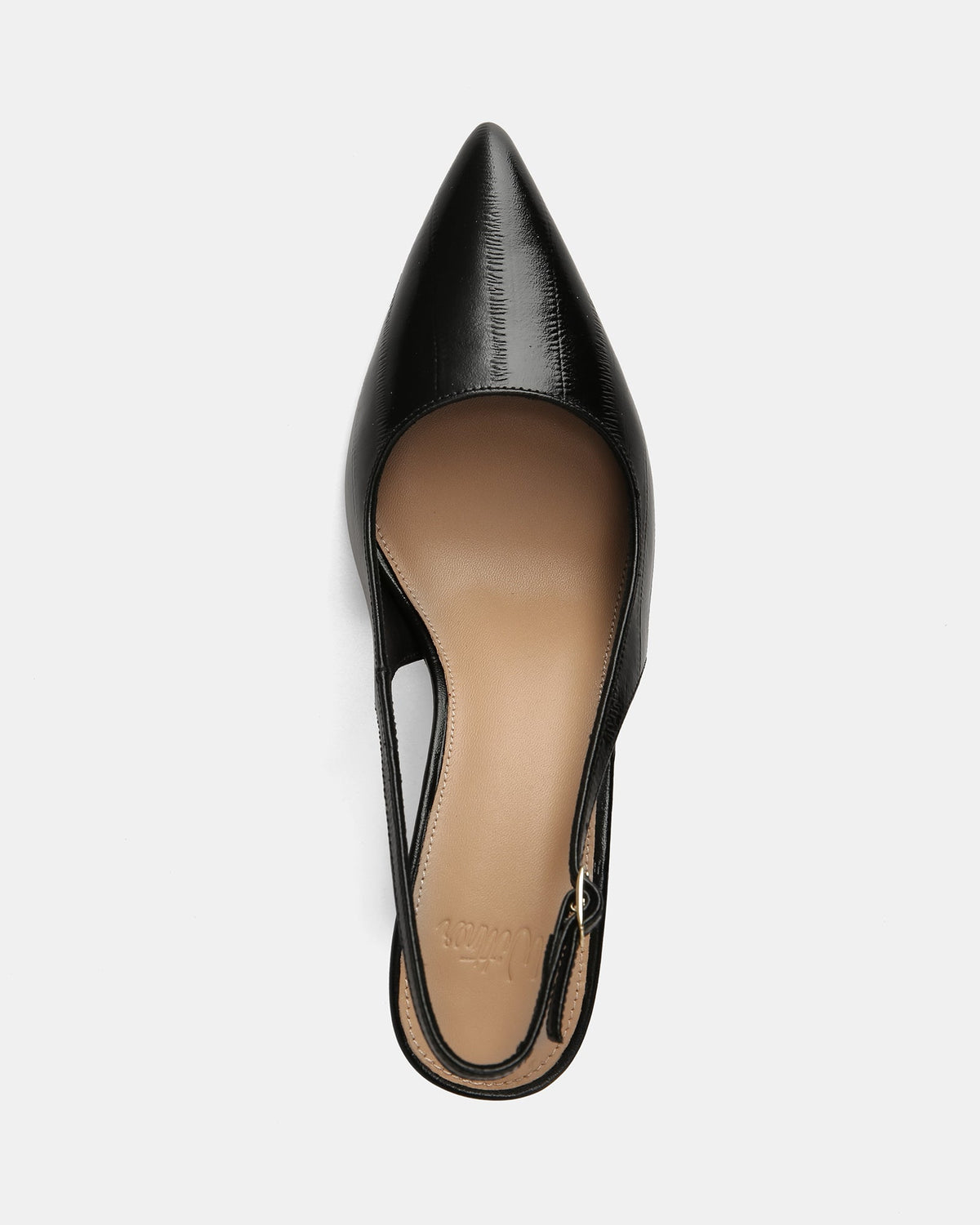 Riker High Heels Black Eel Leather