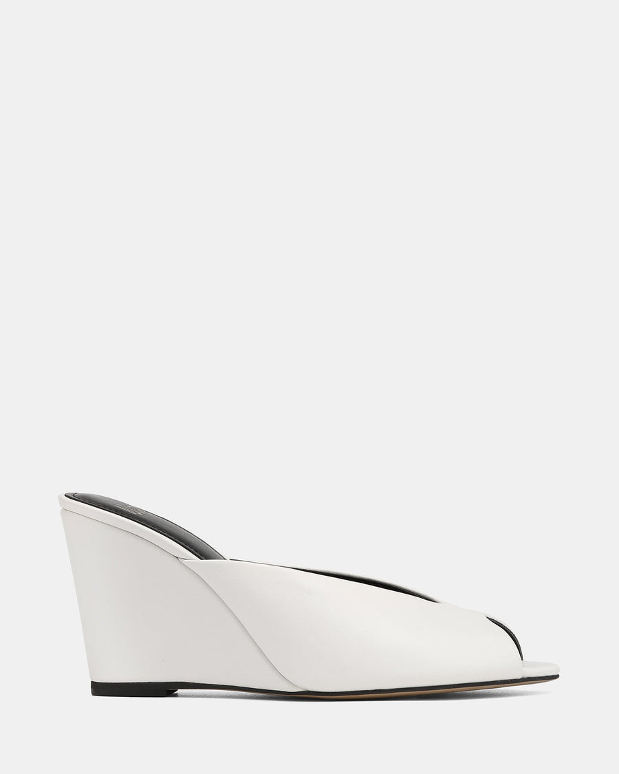 Rio Wedges White Leather