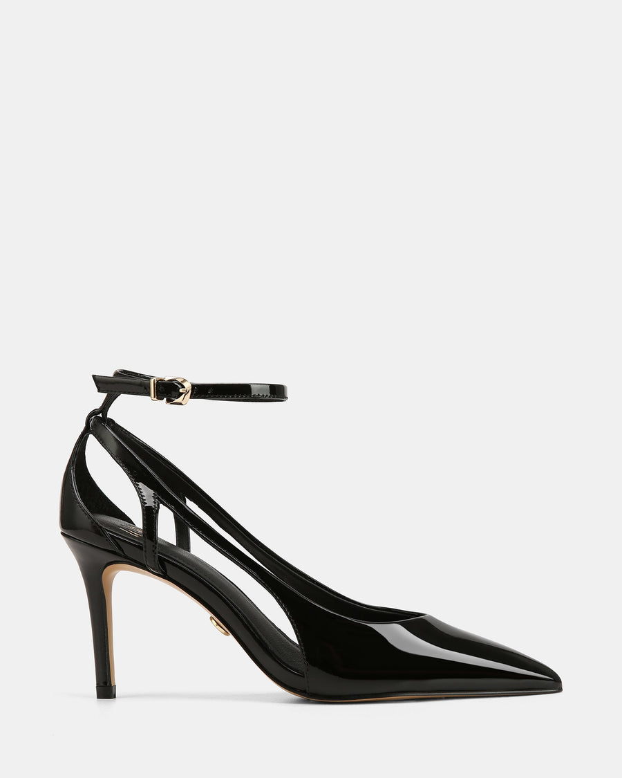 Sawyer High Heels Black Patent Leather