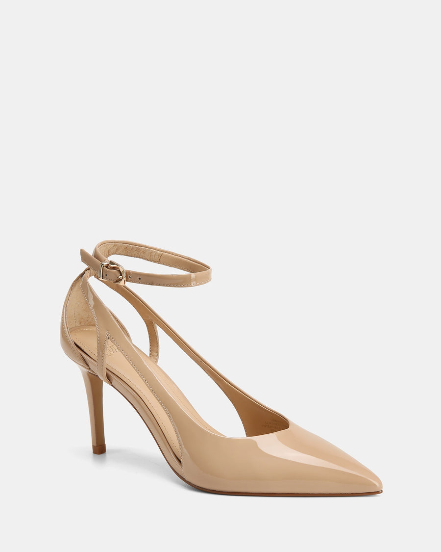 Sawyer High Heels Nude Patent Leather