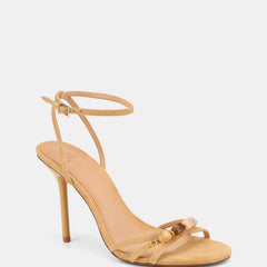 Sloane High Sandals Tan Suede