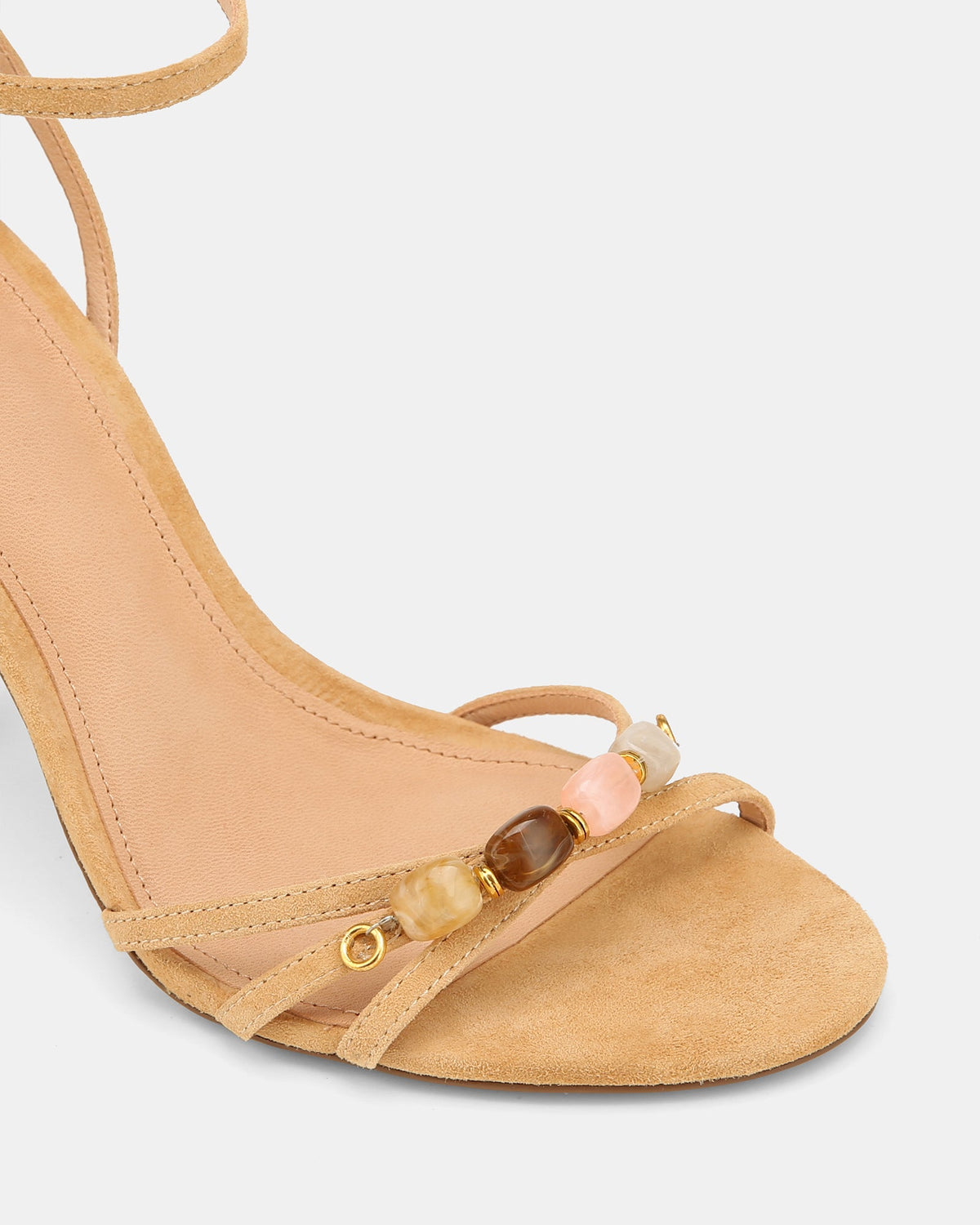 Sloane High Sandals Tan Suede