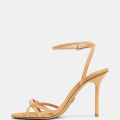 Sloane High Sandals Tan Suede
