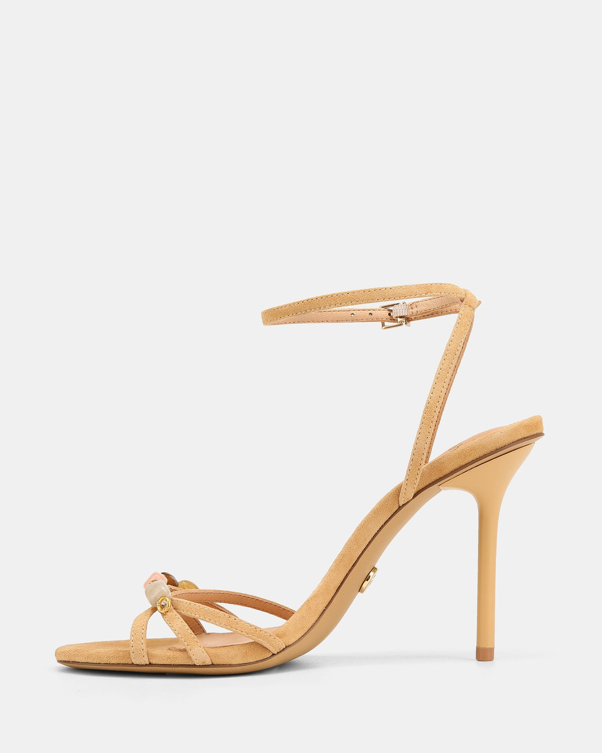 Sloane High Sandals Tan Suede