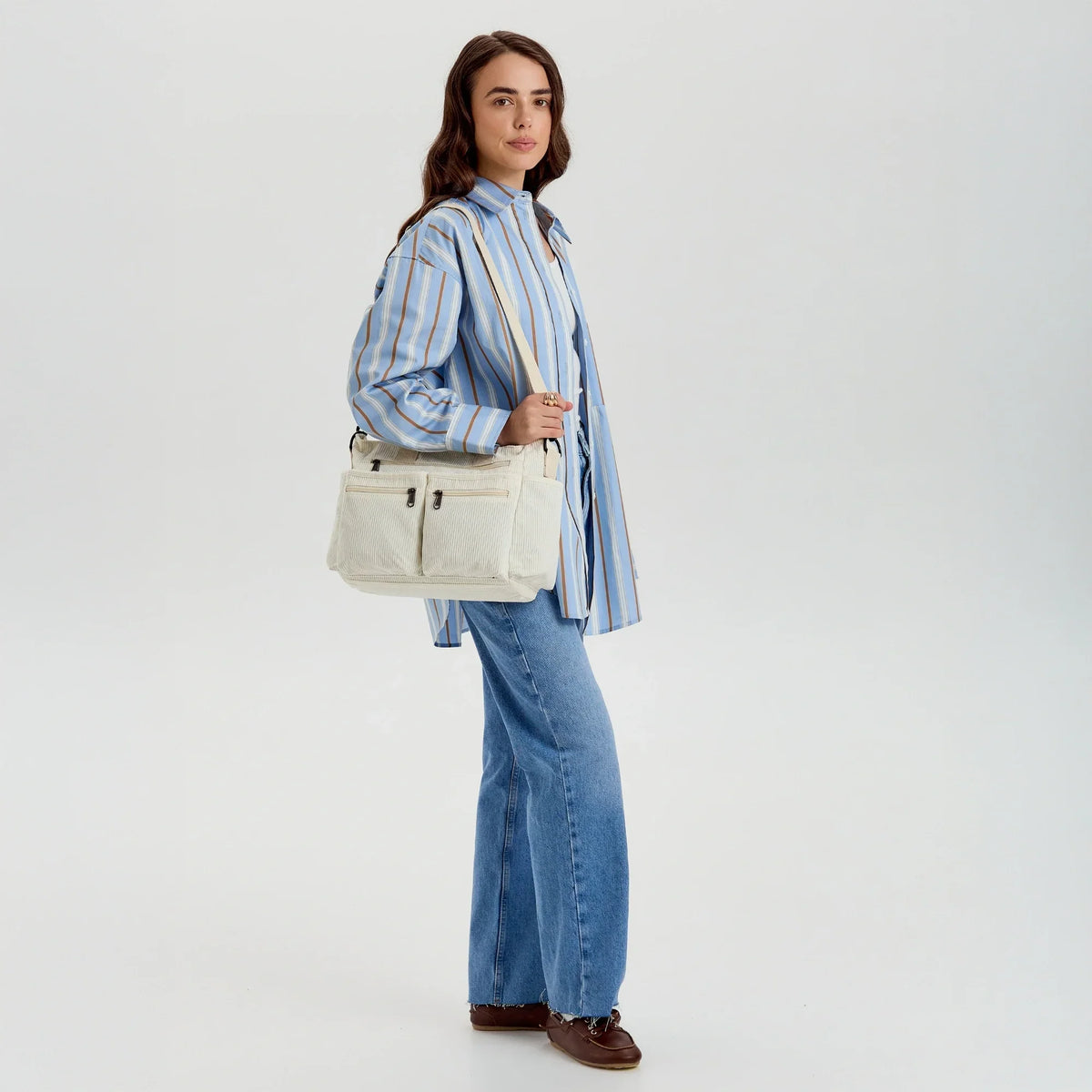 Harper Corduroy Crossbody Bag