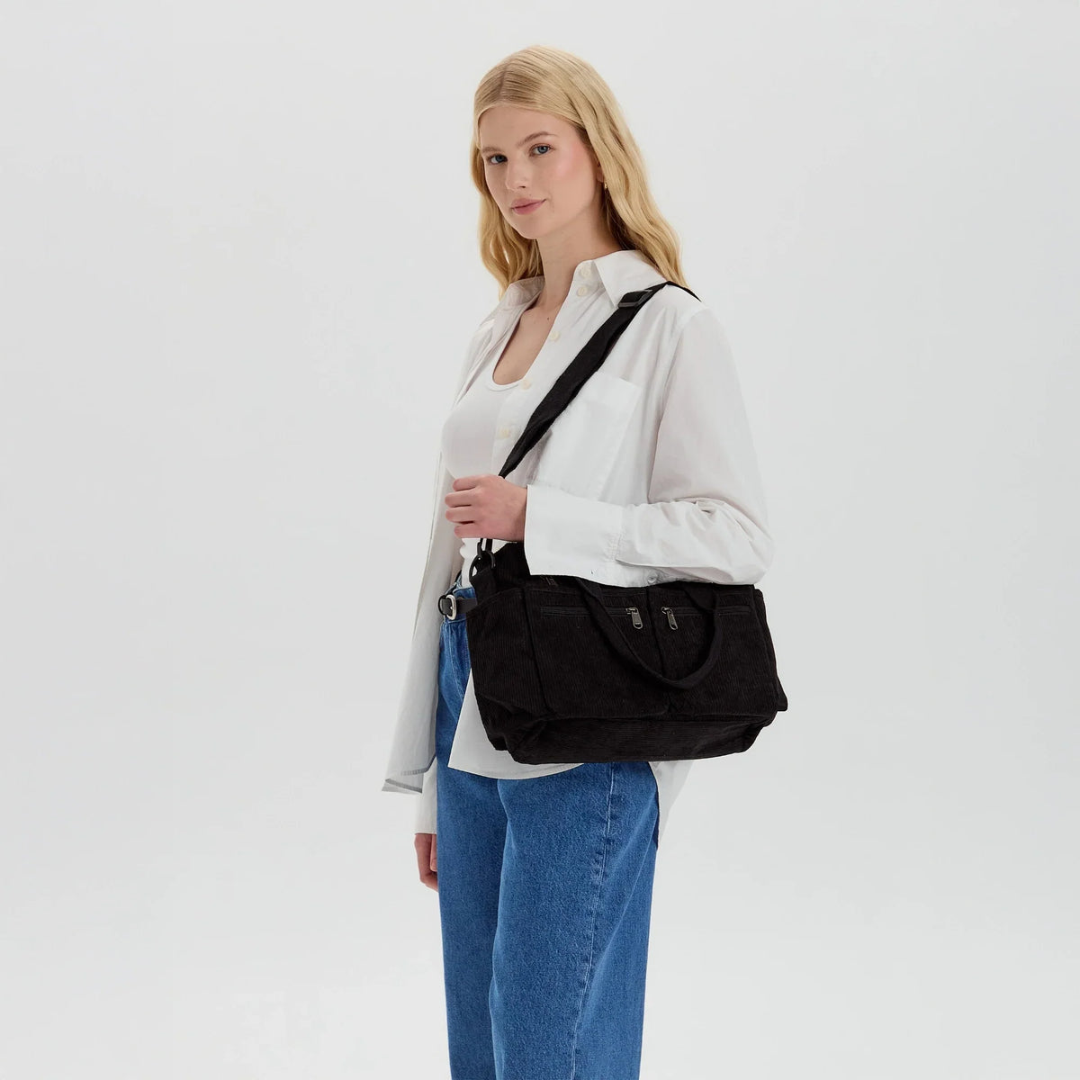 Harper Corduroy Crossbody Bag