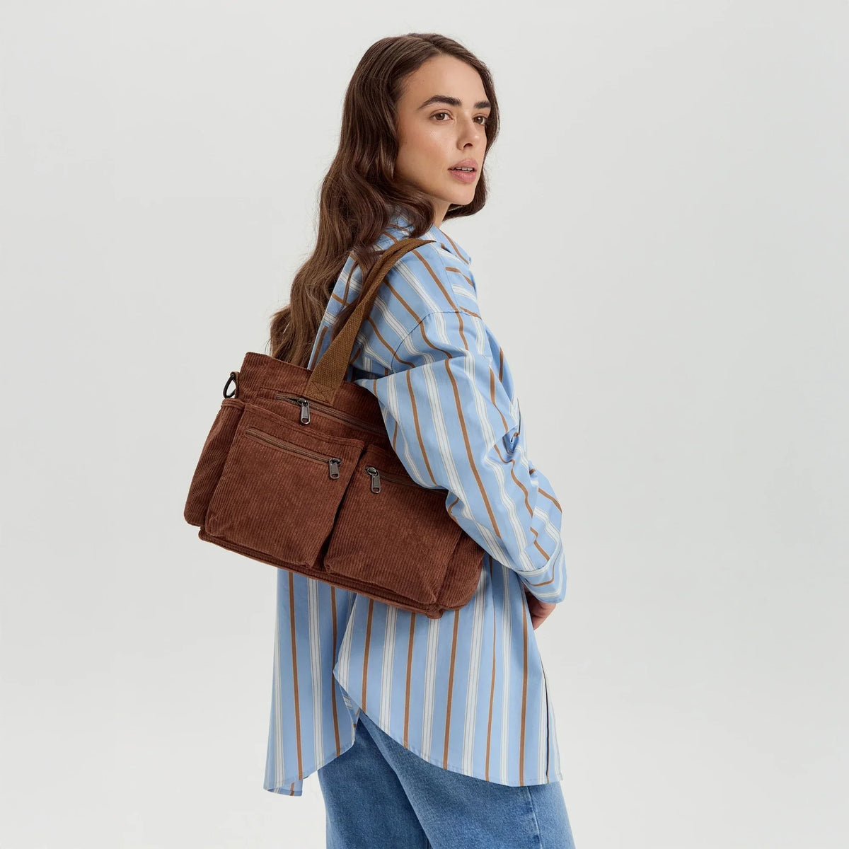 Harper Corduroy Crossbody Bag