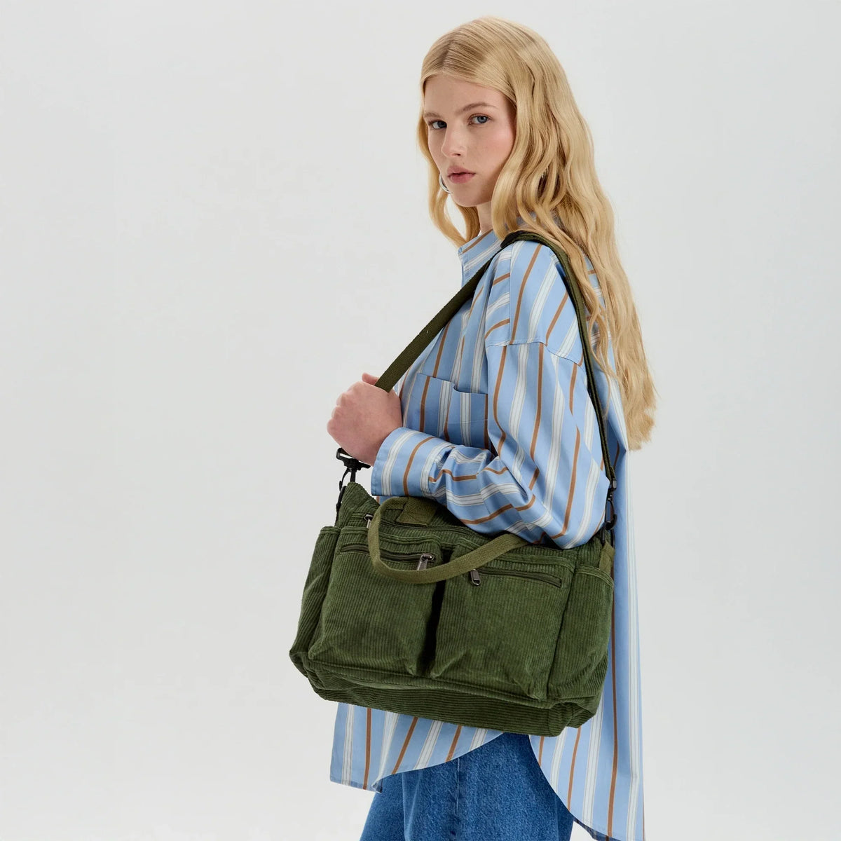 Harper Corduroy Crossbody Bag