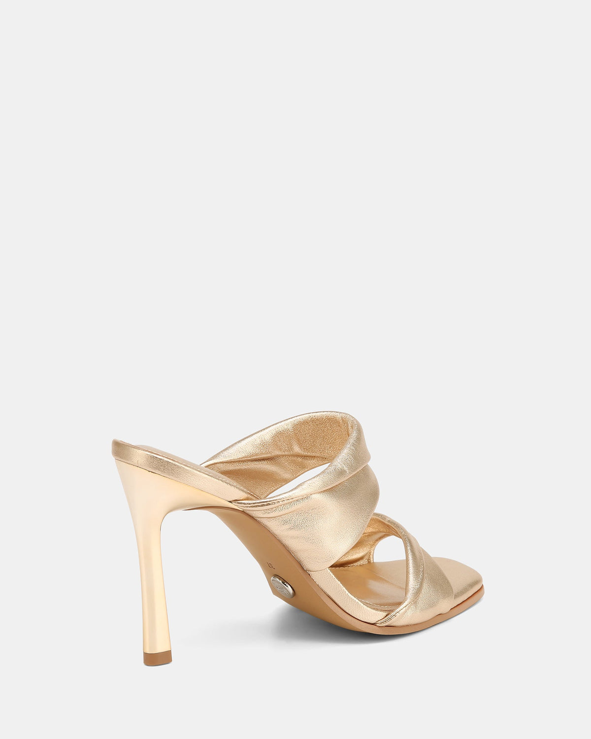 Xia High Sandals Champagne Metallic Leather